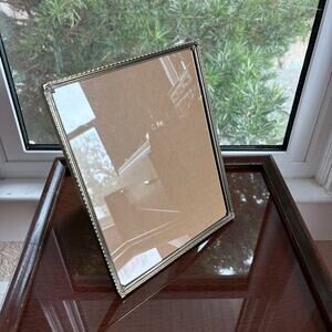 Vintage Gold Tone Ornate Picture Frame with Glass & Easel Back – 8x10